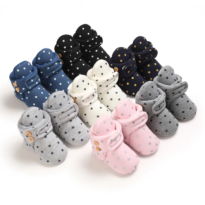 Top Trends: Baby Winter Cute Shoes For Girls Walk Boots For Boys Kids Shoes Toddlers Comfort Soft Newborns Warm Knitted Booties First Walk Shoppable Styles