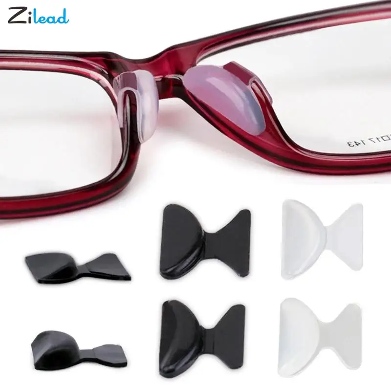 Top Trends: Zilead 5Pairs Soft Silicone Glasses Nose Pads Brace Support For Glasses Sunglasses Non-slip Nose Pad Eyewear Accessories Glasses Shoppable Styles