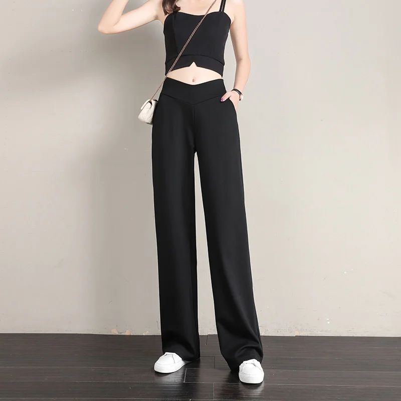 Top Trends: Wide Leg Pants For Women High Waisted Korean Style Fashion Oversize Sweatpants Harajuku Streetwear Baggy Trousers For Female Shoppable Styles