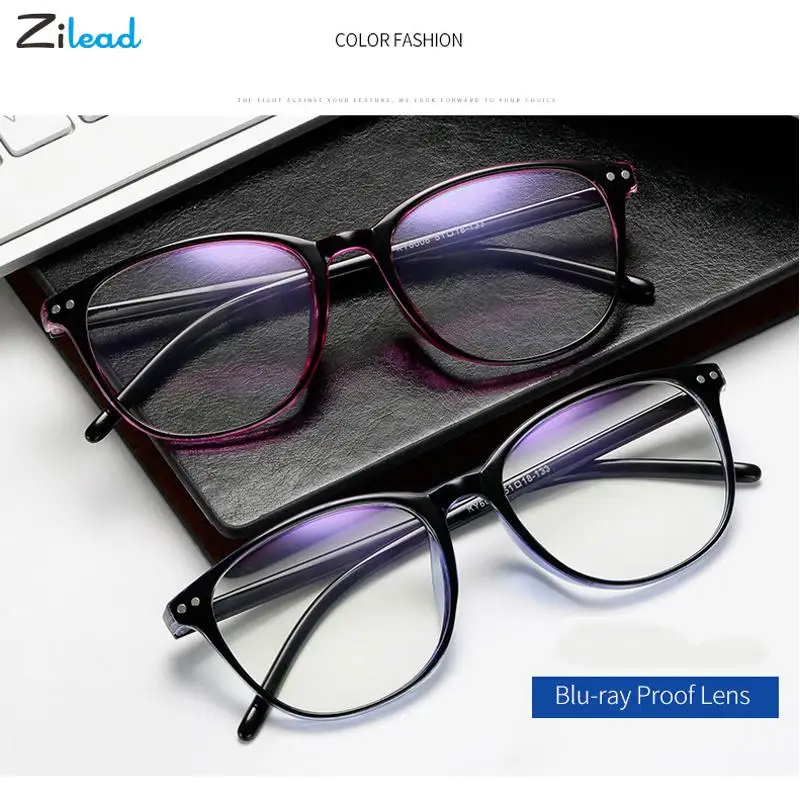 Top Trends: Zilead -1 / -1.5 / ... / -5.5 / -6Myopia Glasses Full Frame Ultralight Retro Round Myopia Glasses Prescription Optical Eyeglasses Unisex Shoppable Styles