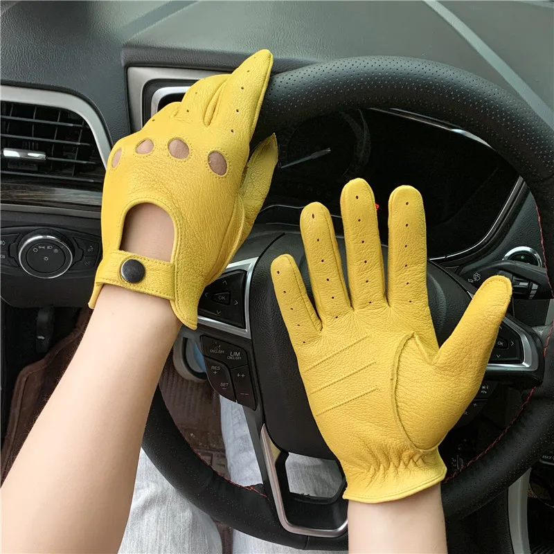 Top Trends: Motorcycle Sheepskin Gloves Men&#039;s Outdoor Sports Driving Retro Motorcycle Touch Screen Gloves Warm Shoppable Styles