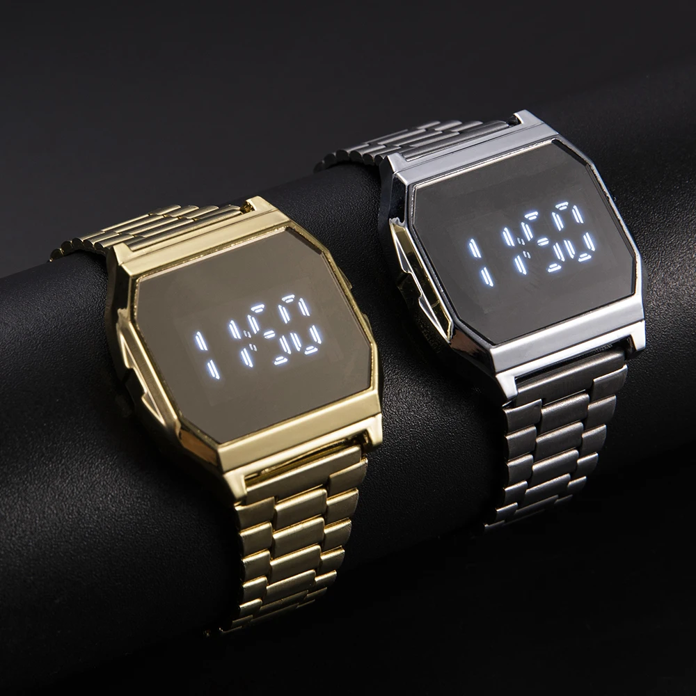 Top Trends: Digital Wristwatches Mens 2023 Eletronicos Watch For Men Sport Watch Montre Femme Relogio LED Watch Lover Watches Alarm Clock Shoppable Styles