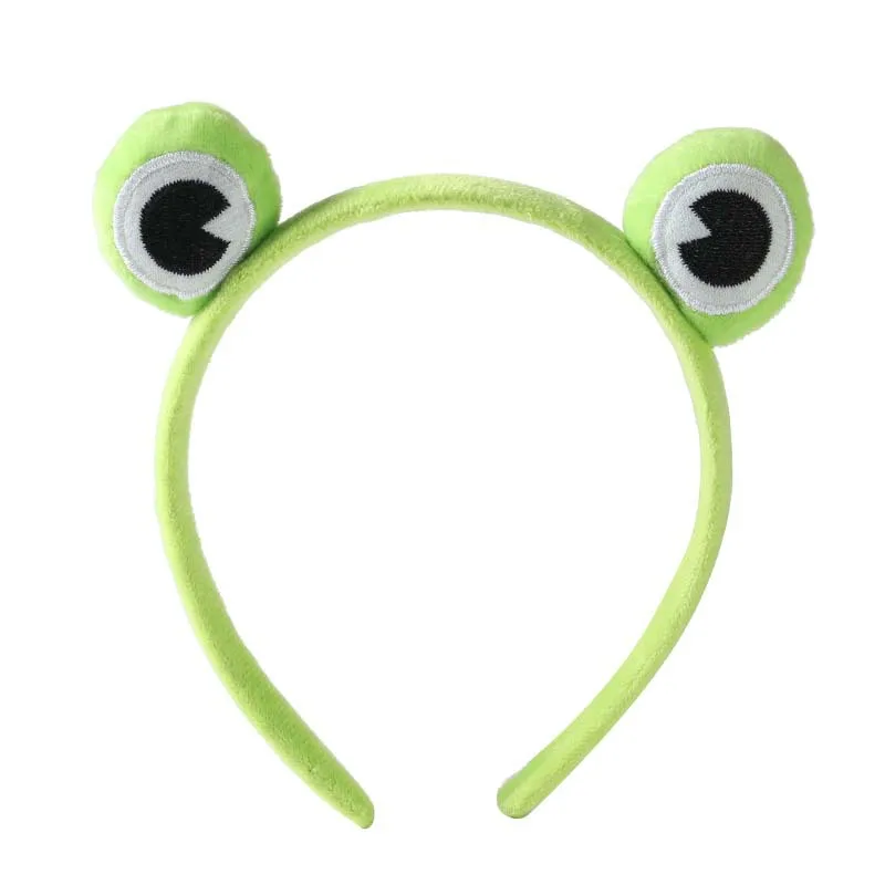 Top Trends: 2021 Funny Frog Makeup Headband Wide-brimmed Elastic Hairbands Cute Girls Hair Bands Women Hair Accessories Girls Hairband Shoppable Styles - Image 5