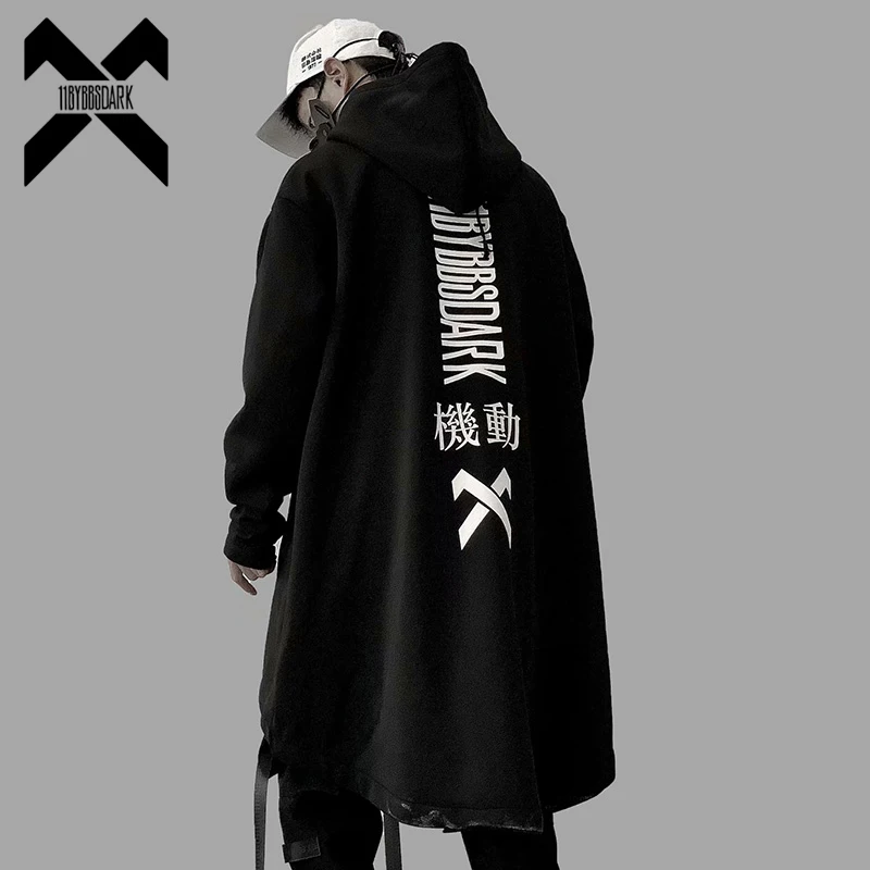 Top Trends: 11 BYBB&#039;S DARK Sweatshirts Men Harajuku Streetwear Long Hoodies Autumn Fashion Casual Hip Hop Male Jacket Oversize Cotton DG24 Shoppable Styles