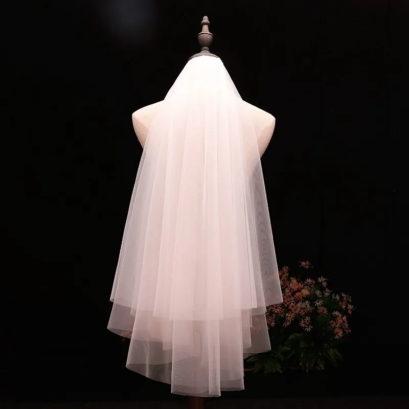 Top Trends: In Stock Voile Short Veil Cheap Wedding Accessories Welon Veu De Noiva Bridal Veil 2024 Sluier Bridal Accessories Brautschleier Shoppable Styles