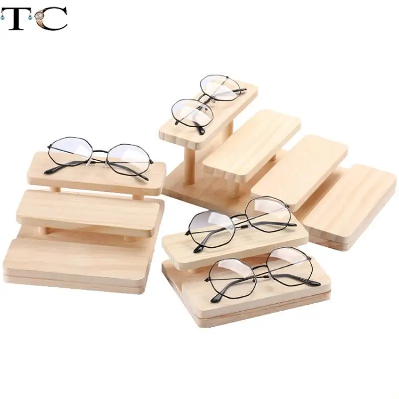 Top Trends: Solid Wood Glasses Display Anime Doll Display Jewelry Rack Multi-Layer Sunglasses Display Rack Optical Shop Display Rack Shoppable Styles