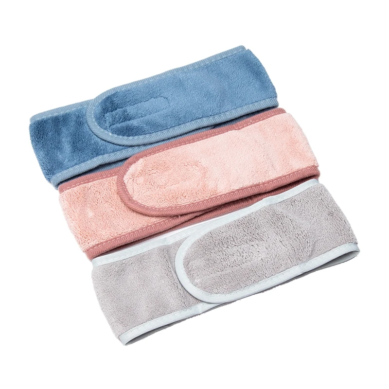 Top Trends: Women Girl Soft Toweling Adjustable Coral Fleece Hairband Makeup Bath Hairband Wash Face Hair Holder SPA Facial Hair Accessories Shoppable Styles