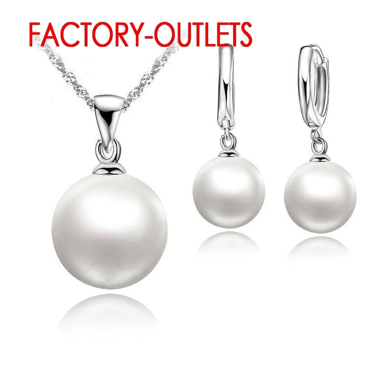 Top Trends: Geneuin 925 Silver Needle Bridal Jewelry Sets Pearl Fashion Jewelry Women Girls Engagement Anniversary Fine Gift Wholesale Shoppable Styles