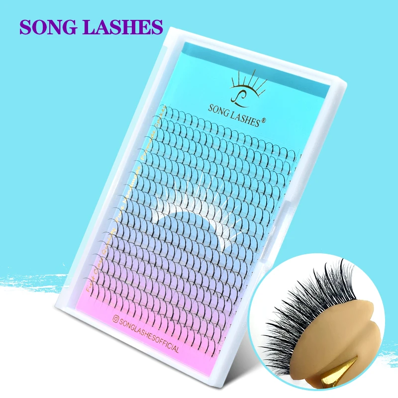 Top Trends: SONG LASHES New Premade Fans Trend Wispy Spikes Eyelash Extension Fairy Eyelashes Promade Wispy Spikes For Eyelash Extensiones Shoppable Styles