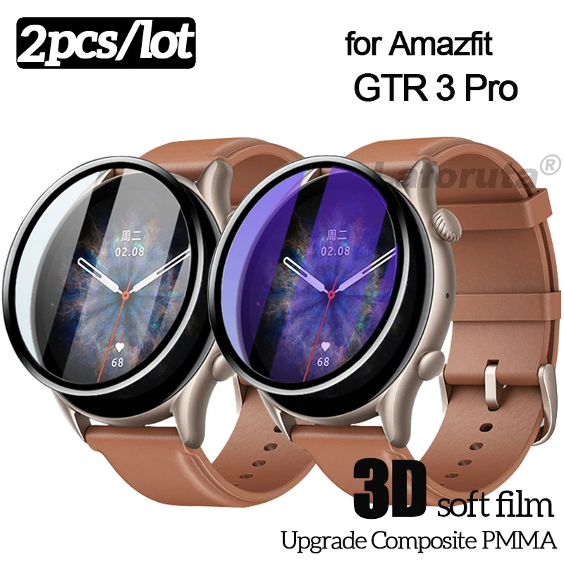 Top Trends: Full Cover Screen Protector For Amazfit GTR 3 Pro 3D Curved Ultra-thin HD Protective Film For Xiaomi Amazfit GTR3 GTS3 Not Glass Shoppable Styles