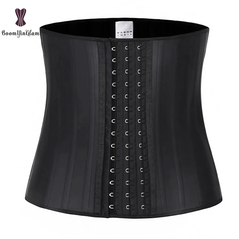 Top Trends: Height 11.61&quot; Women Underbust Latex Sport Girdle 25 Steel Bones Slimming Corset Workout Body Shaper Waist Trainer Plus Size Shoppable Styles