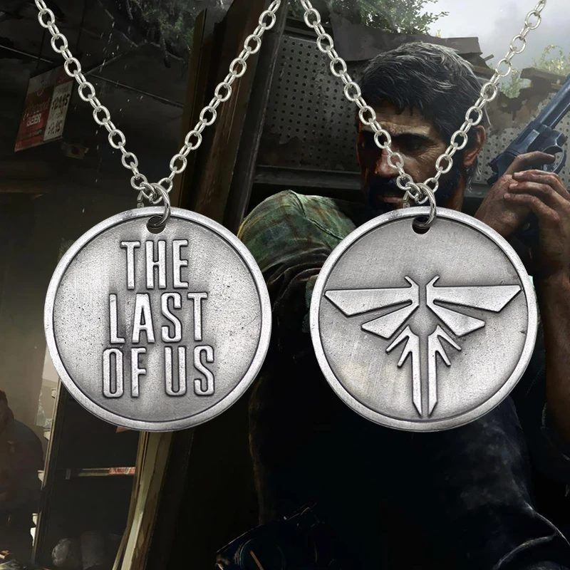 Top Trends: The Last Of Us 2 Necklace Firefly Logo Letters Dogtag Joel Ellie Tess Pendant Vintage Retro Hot Game Jewelry Men Women Wholesale Shoppable Styles