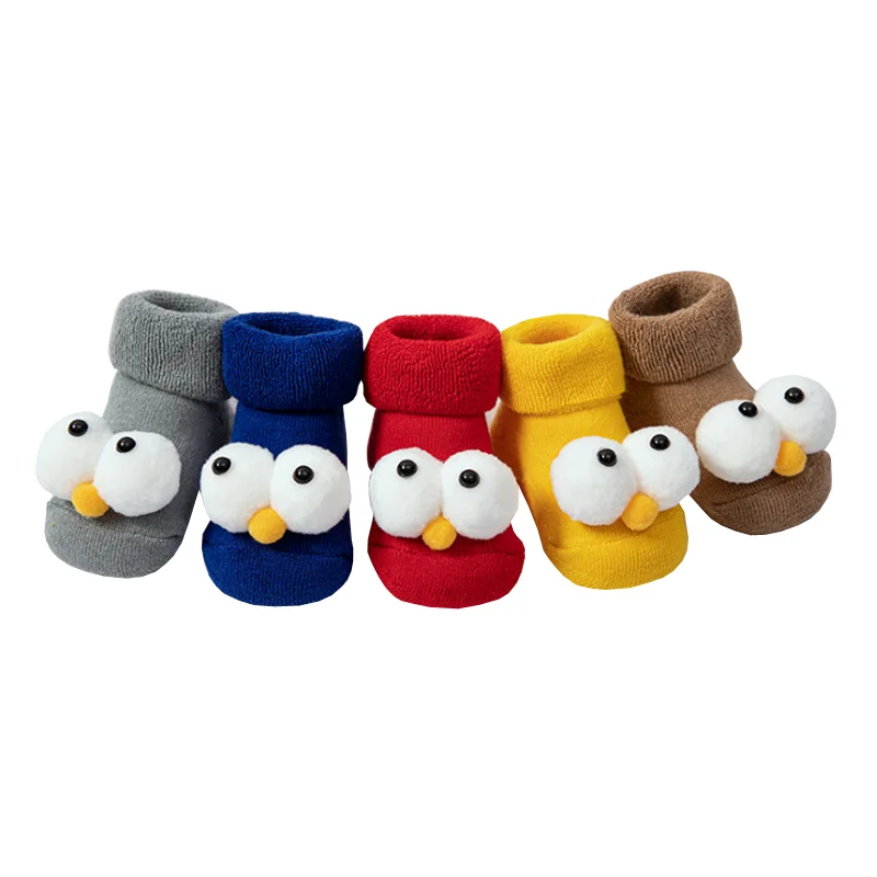 Top Trends: 2021 New Winter Cartoon Big Eyes Baby Socks Floor Non-slip Toddler Baby Foot Socks Shoppable Styles