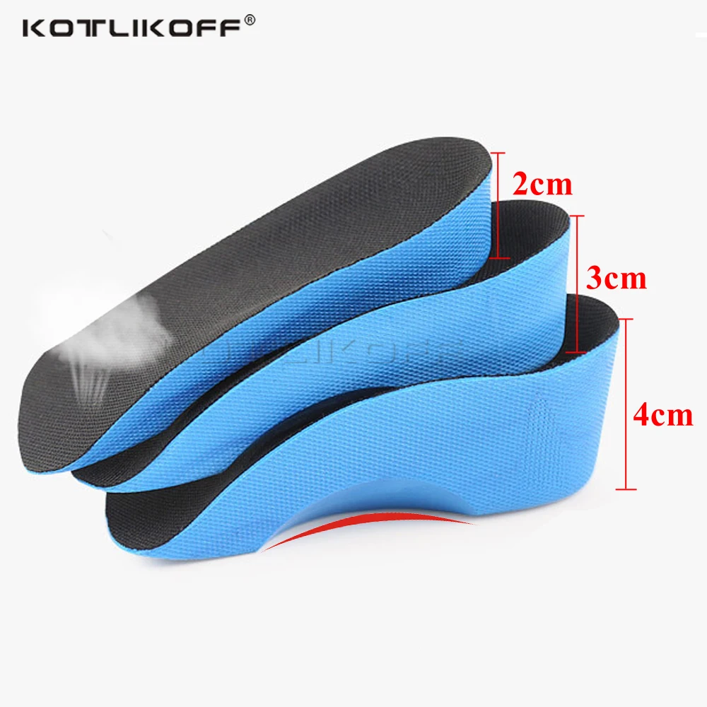 Top Trends: KOTLIKOFF Height Increase Insole 2 / 3 / 4cm Height Lift Shoe Heel Cushion Insert Taller Heel Pad Elevator Insoles Foot Pads Unisex Shoppable Styles