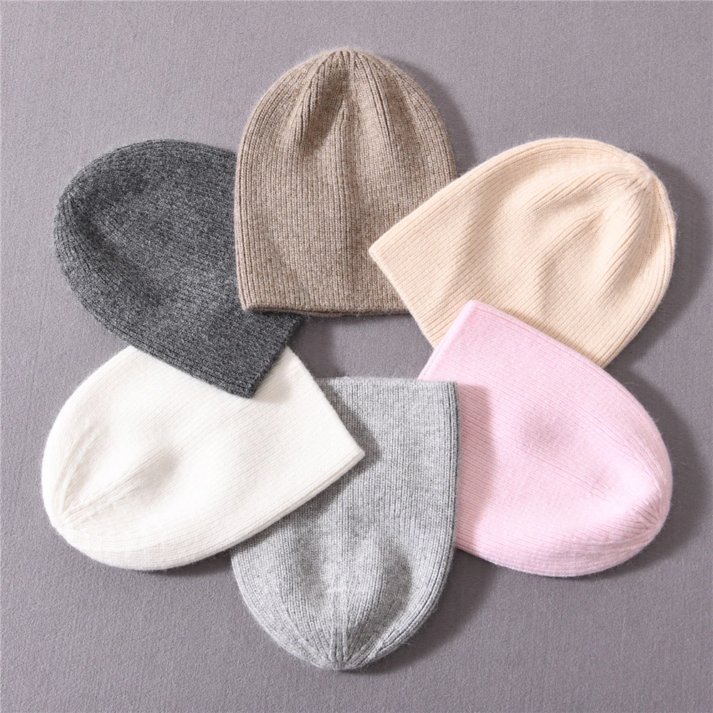 Top Trends: Jxwatcher Casual Beanie Hat Kids Baby Children Warm Cashmere Knitted Winter Hat Fashion Solid Color Striped Beanies Hat Unisex Shoppable Styles - Image 6