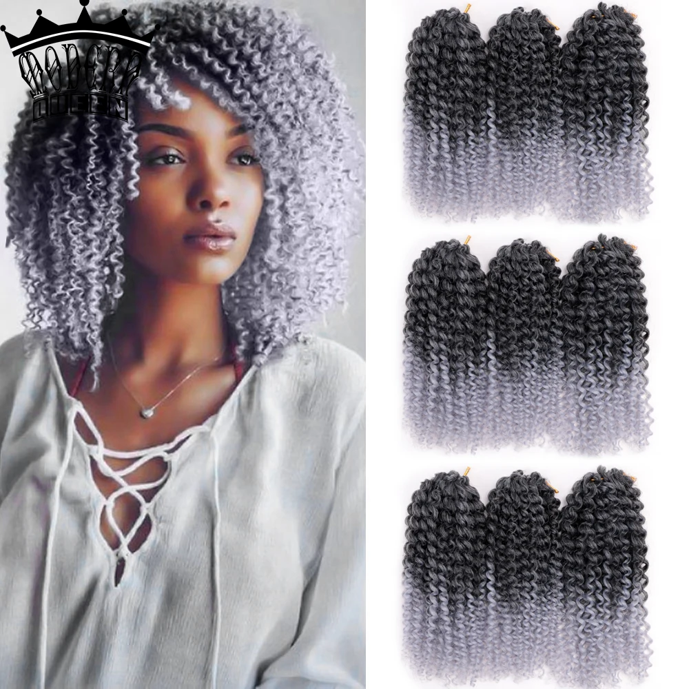 Top Trends: Marly Bob Hair Extensions 8 Inch Ombre Synthetic Marly Jerry Curl Jamaican Bounce Crochet Hair Afro Kinky Curly Crochet Braids Shoppable Styles