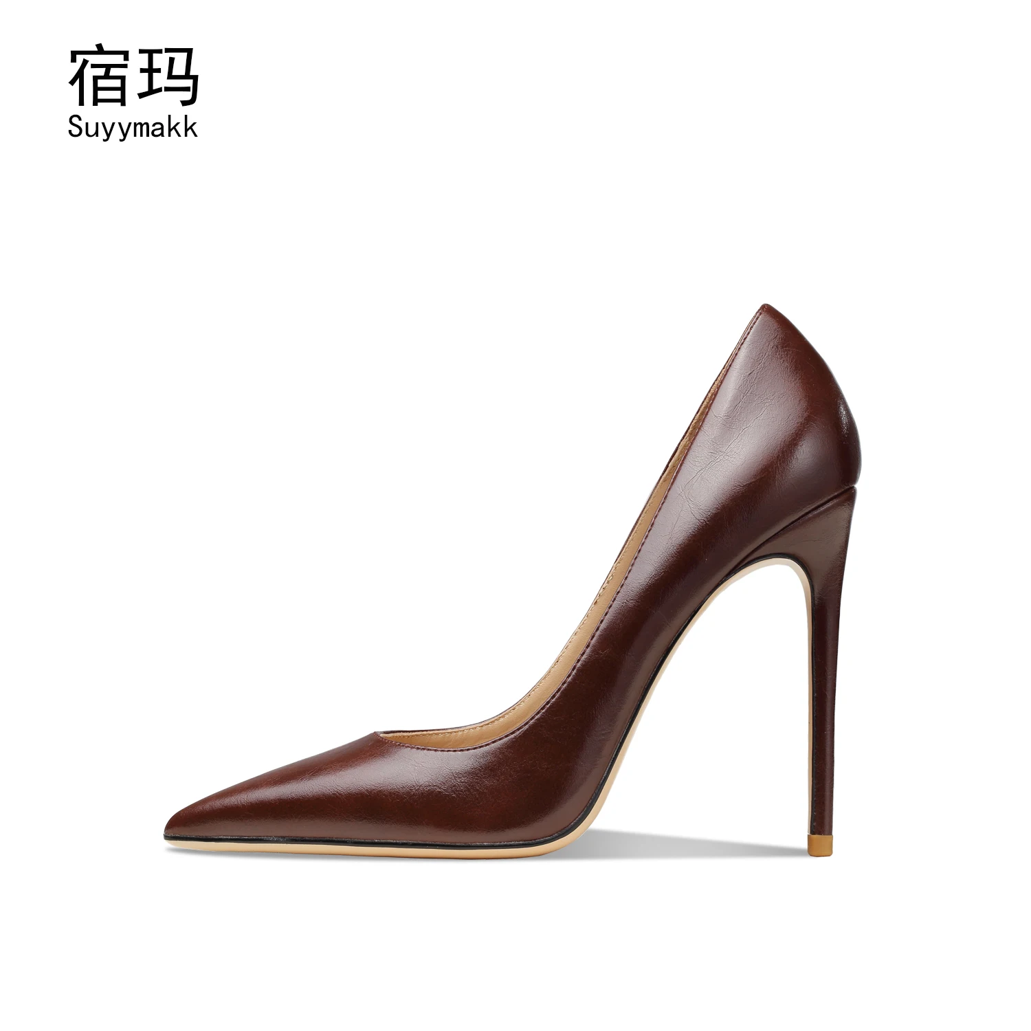 Top Trends: Real Leather Heels For Women 2023 Pointy Toe High Heels Shoes Stiletto Ladies Shoes With Low Heel Sexy Classic Pumps Office Shoe Shoppable Styles