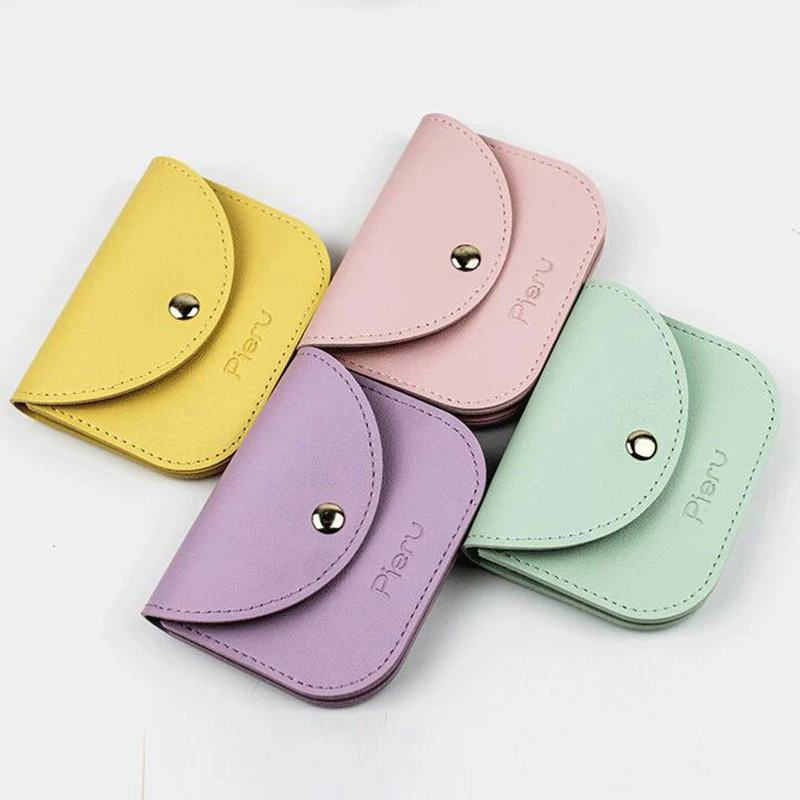 Top Trends: Cute Square Women PU Leather Coin Purse Clutch Zipper Business Wallet Bag Card Holder Small Money Bags Female Purse Wallet Shoppable Styles - Image 3