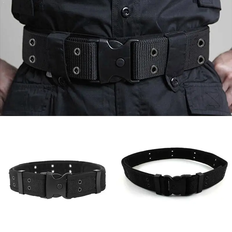 Top Trends: Nylon Weave Belt With Plastic Plugging Tactical Waist For Training High Adjustable Strap Quality Outdoor Shoppable Styles