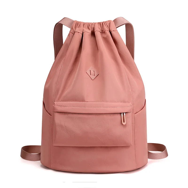 Top Trends: Portable Women Drawstring Backpack Lightweight Girl Travel Daypack Waterproof Nylon Shopping Bag Sports Hiking Swimming Bagpack Shoppable Styles