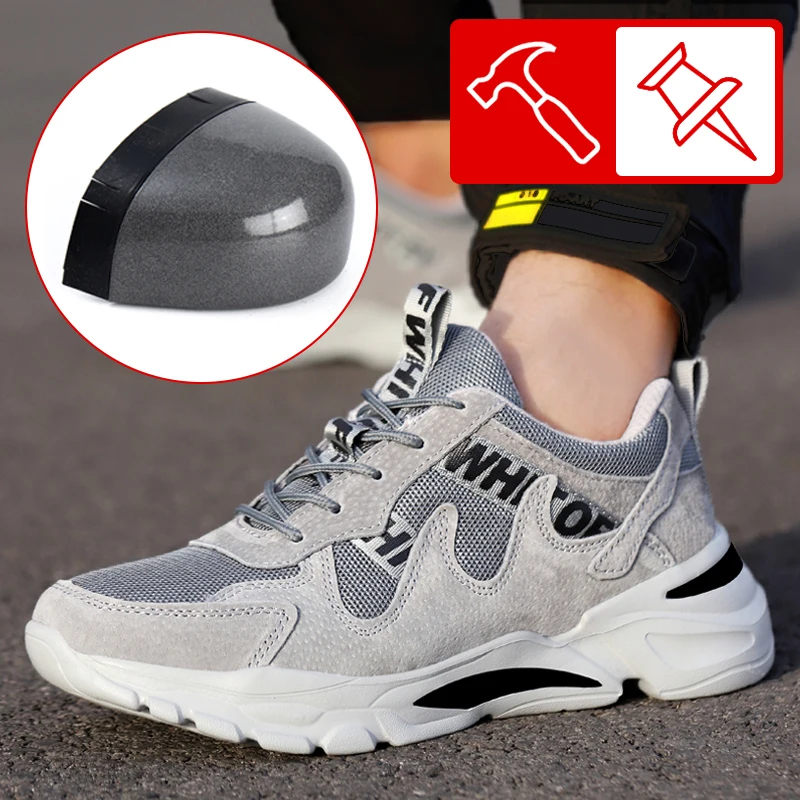 Top Trends: Work Safety Shoes Men Steel Toe Cap Puncture-Proof Anti-smash Women Boots Sport Warm Indestructible Wear Lightweight Flexibility Shoppable Styles