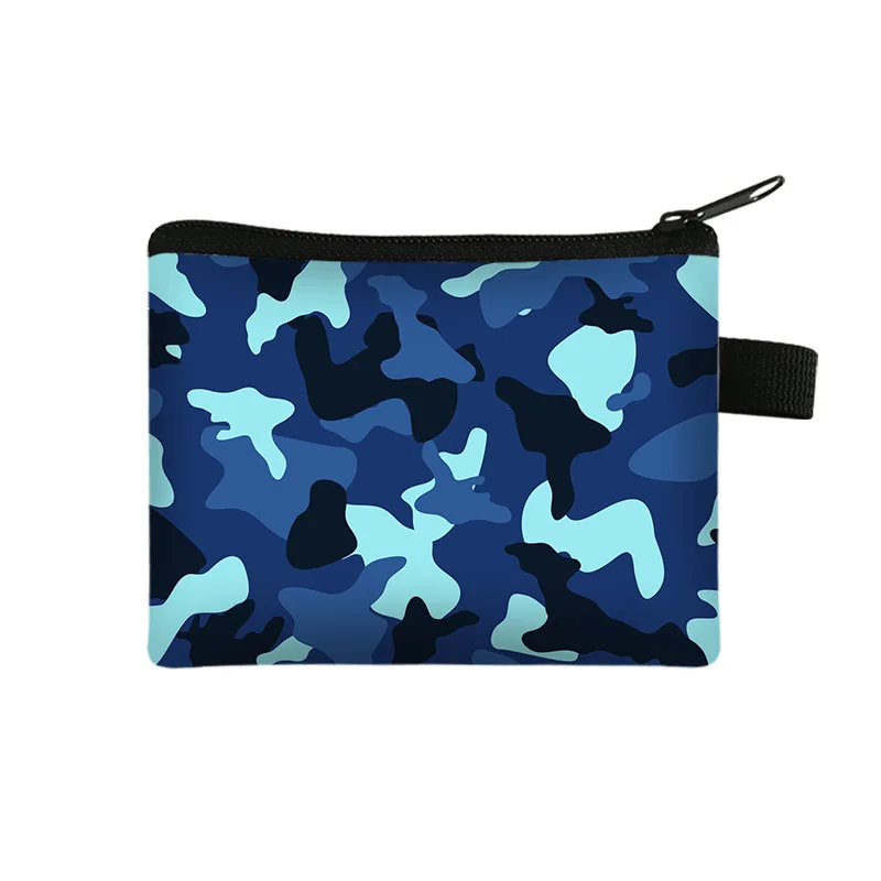 Top Trends: New Children&#039;s Simple Zero Wallet Camouflage Pattern Portable Card Bag Coin Key Storage Bag To Customize Coin Purse Mini Bag Shoppable Styles