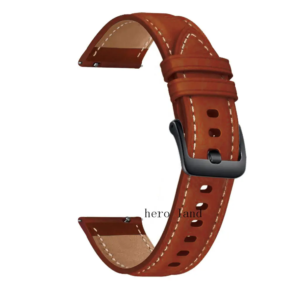 Top Trends: Leather Watchband Strap For Huawei Watch 3 / 3 Pro / GT 2 Pro / GT2 46mm Smart Wristband Bracelet Replacement Accessories Belt Shoppable Styles - Image 6