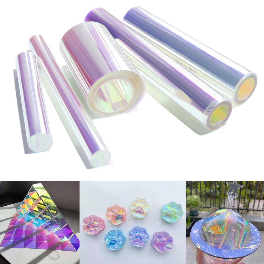 Top Trends: Aurora Laser Film Foil Resin Jewelry Stuff Reflective Stickers Laser Film DIY Craft Epoxy Silicone Mold Filling Nail Art Supplie Shoppable Styles