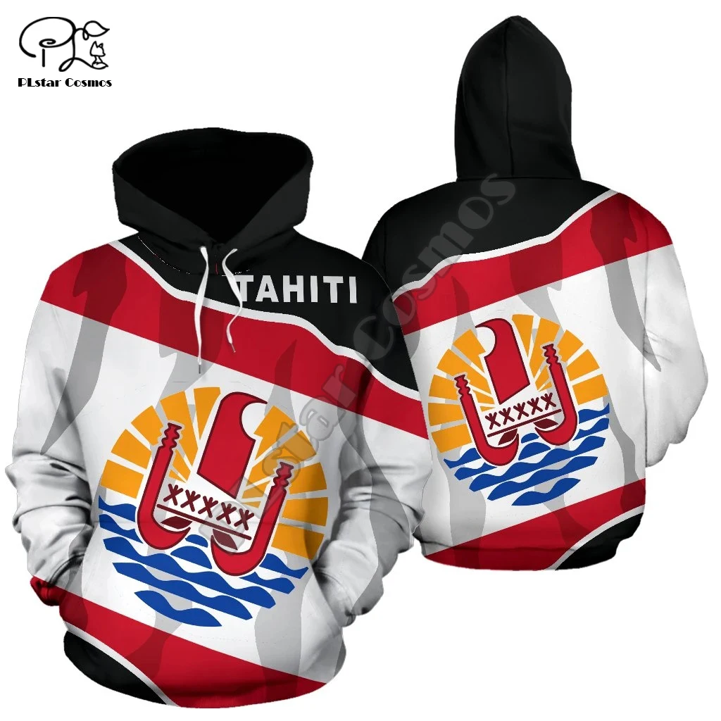 Top Trends: NewFashion Tahiti Country Art Flag Tribal Culture Retro Streetwear Tracksuit Men / Women Pullover 3DPrint Funny Casual Hoodies D-7 Shoppable Styles