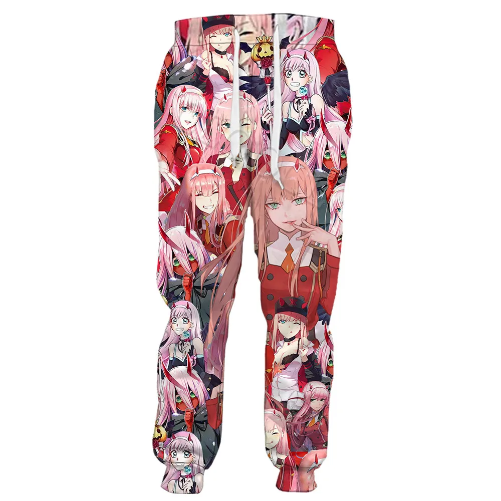 Top Trends: Men Trousers Anime Zero Two Darling In The FranXX 3D Printed Women Clothing Unisex Sports Fashion Sweatpants Casual Pant Shoppable Styles