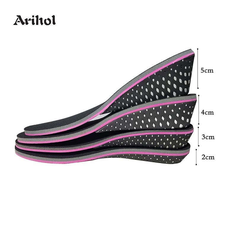 Top Trends: Memory Foam Height Increase Insole For Men Women Invisible Increased Lifting Inserts Shoe Lifts Elevator Insoles (2 -5 Cm) Shoppable Styles