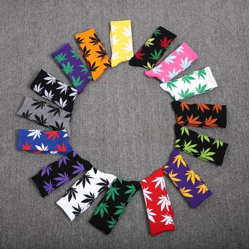 Top Trends: Maple Leaf Socks Men's And Women's Cotton Socks South Korea Harajuku Style Skateboard Socks Ford Shoppable Styles - Image 5