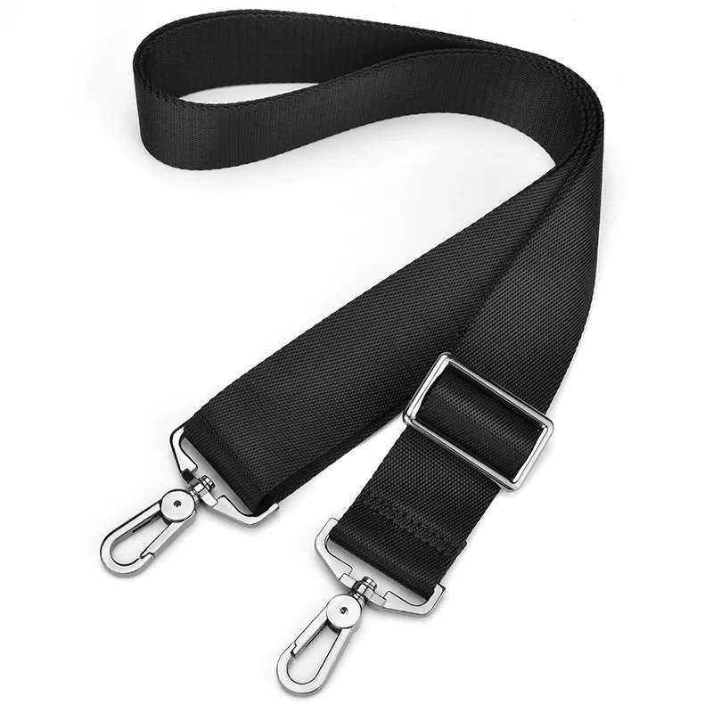 Top Trends: Wide 3.8cm Women And Men Single-Shoulder Black Blue Brown Nylon Strap Computer Bag Shoulder Strap Belt Shoppable Styles