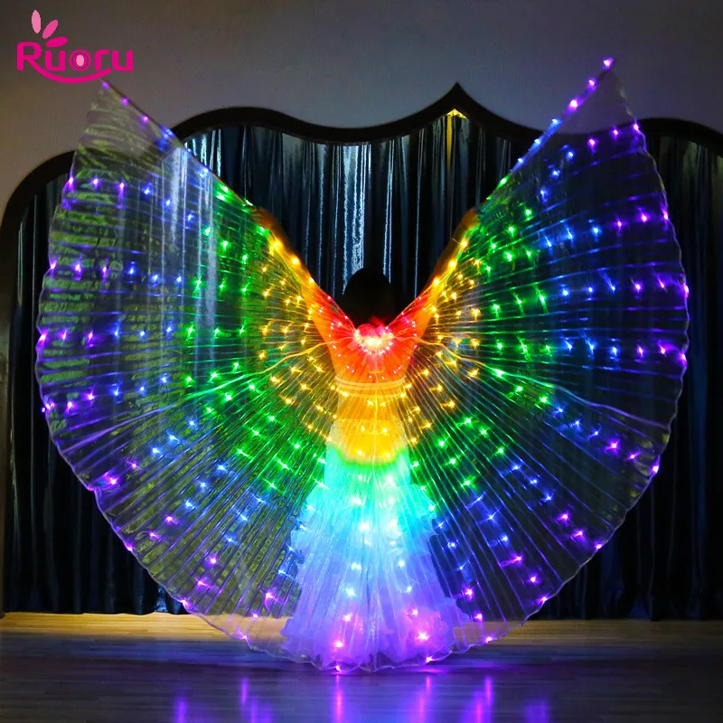 Top Trends: Ruoru Alas Angle Led Wings Adult Led Glowing Costume Christmas Led Light Luminous Costumes Party Show Isis Wings Dancewear Shoppable Styles - Image 2