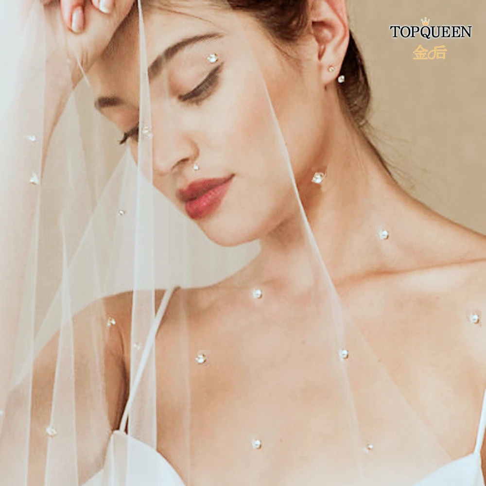 Top Trends: TOPQUEEN V71A Wedding Veil Long With Comb Sparkly Gold Star Draped Wedding Veil Sheer Long Bridal Veil With Rhinestones Bling Shoppable Styles