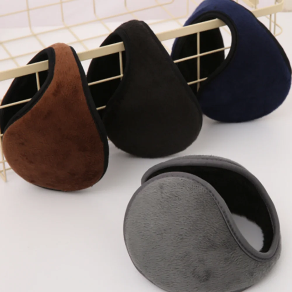 Top Trends: Men Windproof Earmuffs Winter Ear Warm Protector Thicken Plush Fleece Outdoor Cycling Warmer Behind The Head Band Soft Ear Muffs Shoppable Styles