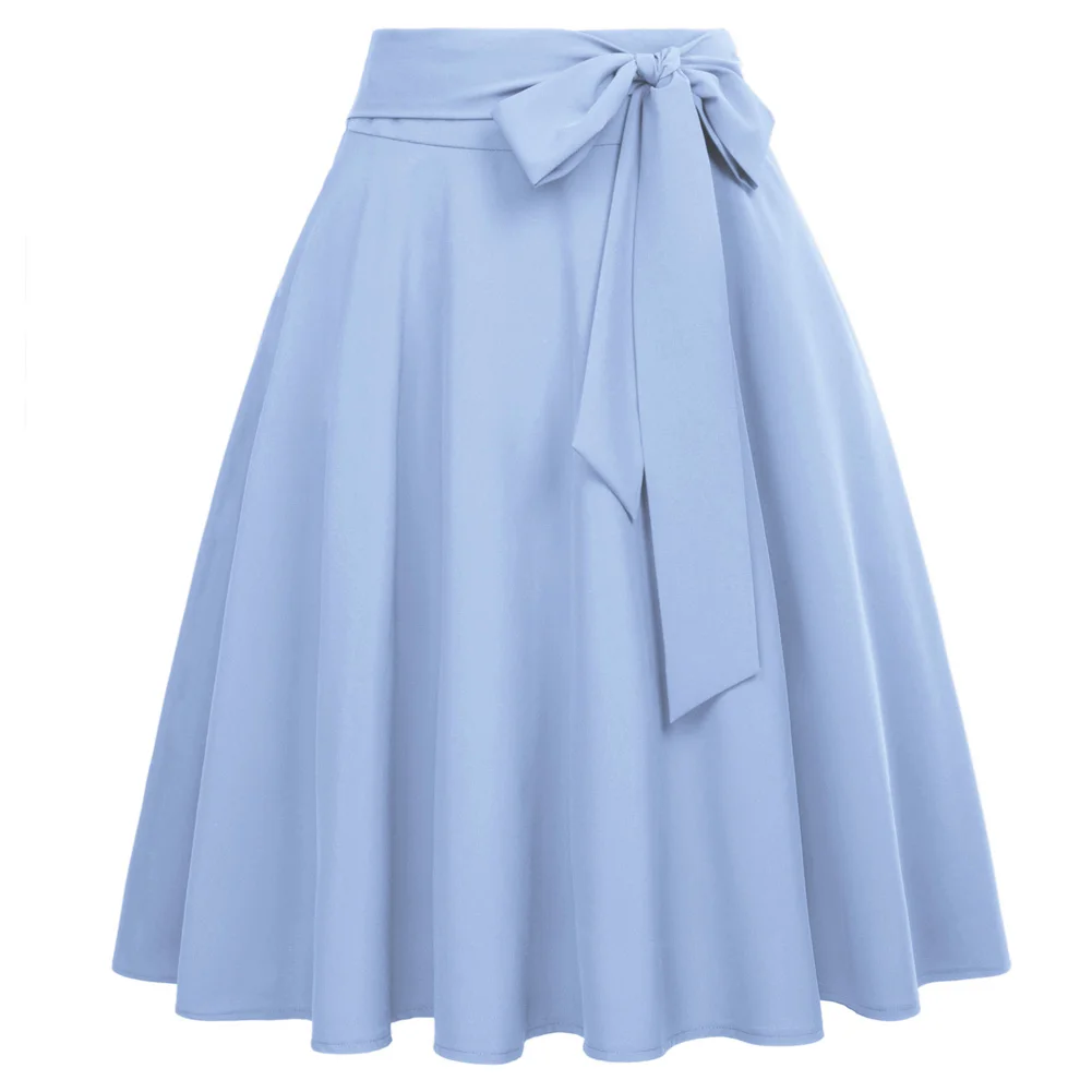 Top Trends: Belle Poque Women's High Waist A-Line Pockets Skirt Skater Flared Midi Skirt 1950s Retro Flared Skirt Office Lady Workwear A30 Shoppable Styles