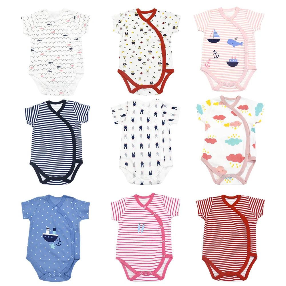 Top Trends: Baby Boys Clothes Cotton Summer Cute Short Sleeve 0-24 Month Unisex Infantil Girls Bodysuits Newborn Clothing New Shoppable Styles