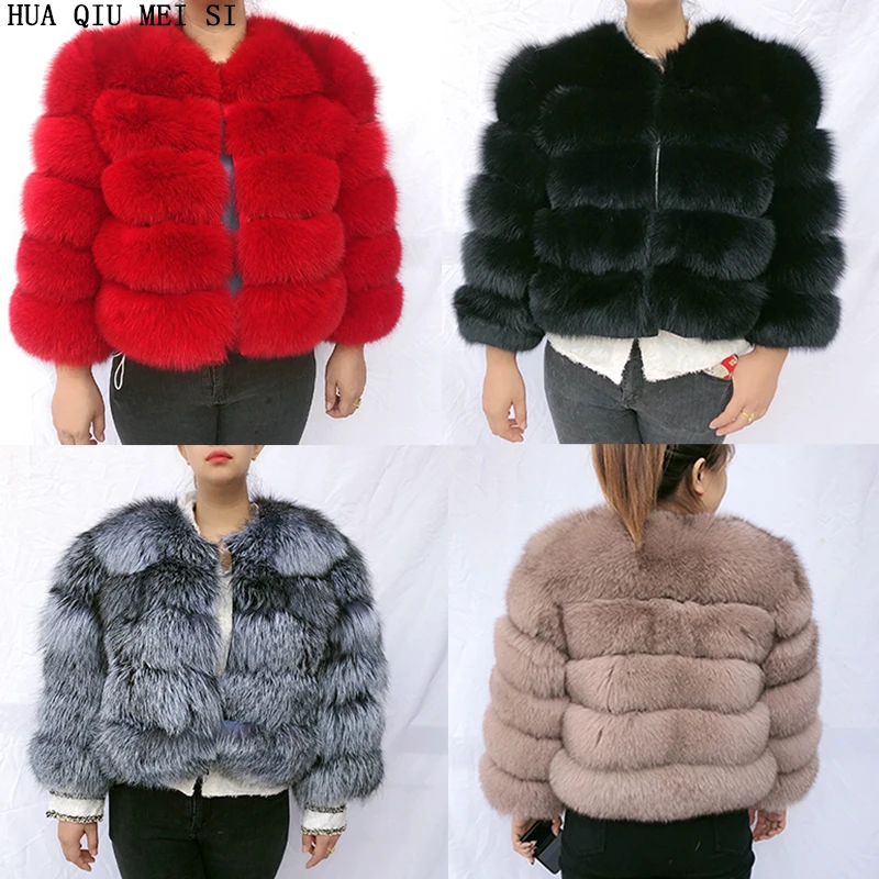 Top Trends: Natural Fur Fox Fur Coat Women&#039;s Winter Jacket Fur Coat Fur Natural Jacket High Quality Natural Fox Fur Jacket Real Fox Fur Coat Shoppable Styles