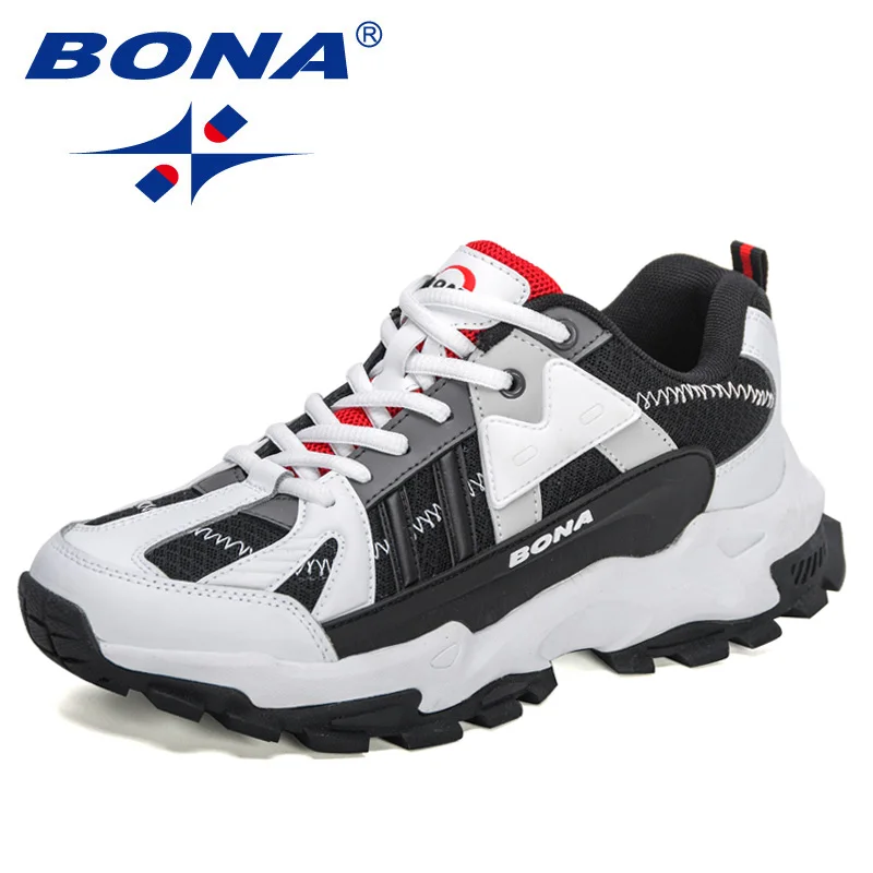 Top Trends: BONA 2022 New Designers Running Shoes For Men Non-slip Sport Shoes Professional Athletic Training Sneakers Man Walking Footwear Shoppable Styles