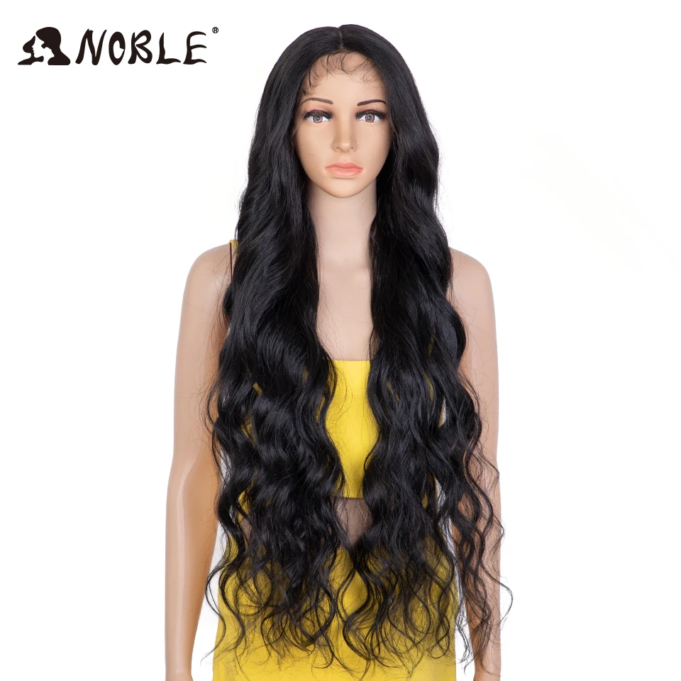 Top Trends: Noble Lace Wig Synthetic Wigs For Women 36Inch Lace Wig Wavy Wig Natural Hair Synthetic Wig Cosplay Synthetic Lace Front Wig Shoppable Styles