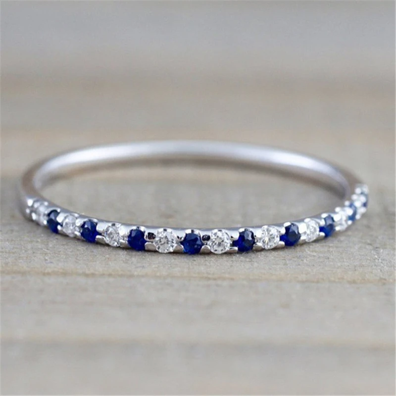 Top Trends: S925 Sterling Silver Real Natural Sapphire Ring Engagement Wedding Jewelry For Women Anillo Bizuteria Bijoux Jewellery Ring Shoppable Styles