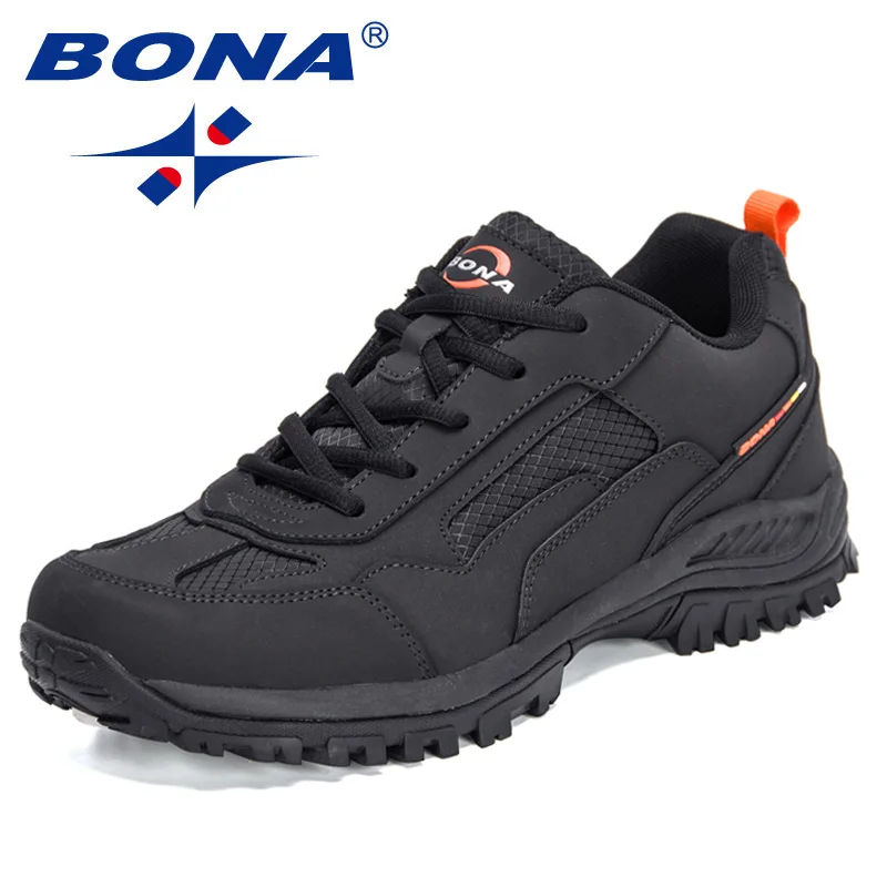 Top Trends: BONA New Designers Non-slip Wear-resistant Breathable Hiking Shoes Men Outdoor High-quality Jogging Walking Shoe Mansculino Shoppable Styles