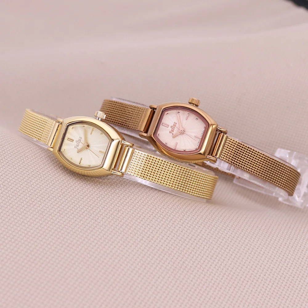 Top Trends: Mini Lady Women&#039;s Watch Japan Quartz Fashion Hours Dress Bracelet Simple Stainless Steel Strap Girl‘s Birthday Gift Julius Box Shoppable Styles