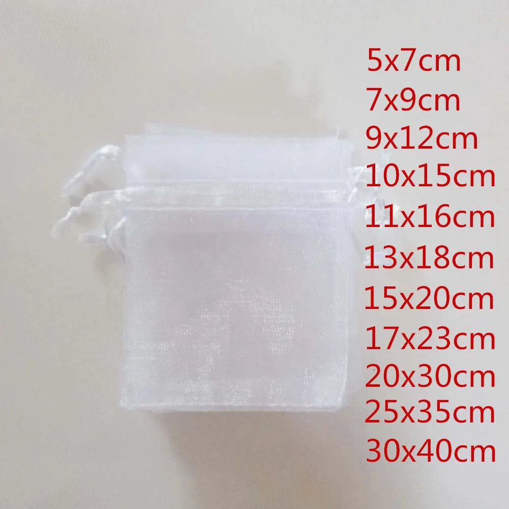 Top Trends: 100pcs Jewellery Bag Drawstring Organza Bags Jewelry Packaging Display Organza Jewelry Bags Pouch Packaging For Jewelry Pouches Shoppable Styles