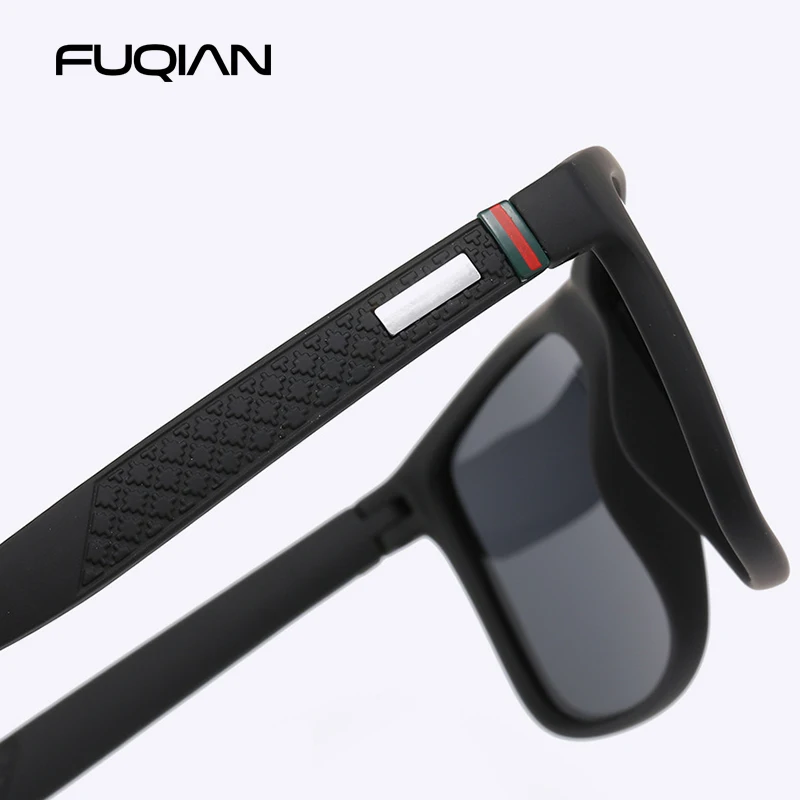 Top Trends: Luxury Sunglasses Men Polarized Fashion Classic Big Square Plastic Sun Glasses Vintage Anti Glare Driving Shades UV400 Shoppable Styles - Image 4