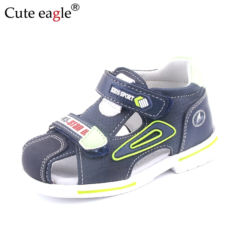 Top Trends: 2024 Summer Kids Shoes Brand Closed Toe Toddler Boys Sandals Orthopedic Sport Pu Leather Baby Boys Sandals Shoes Shoppable Styles