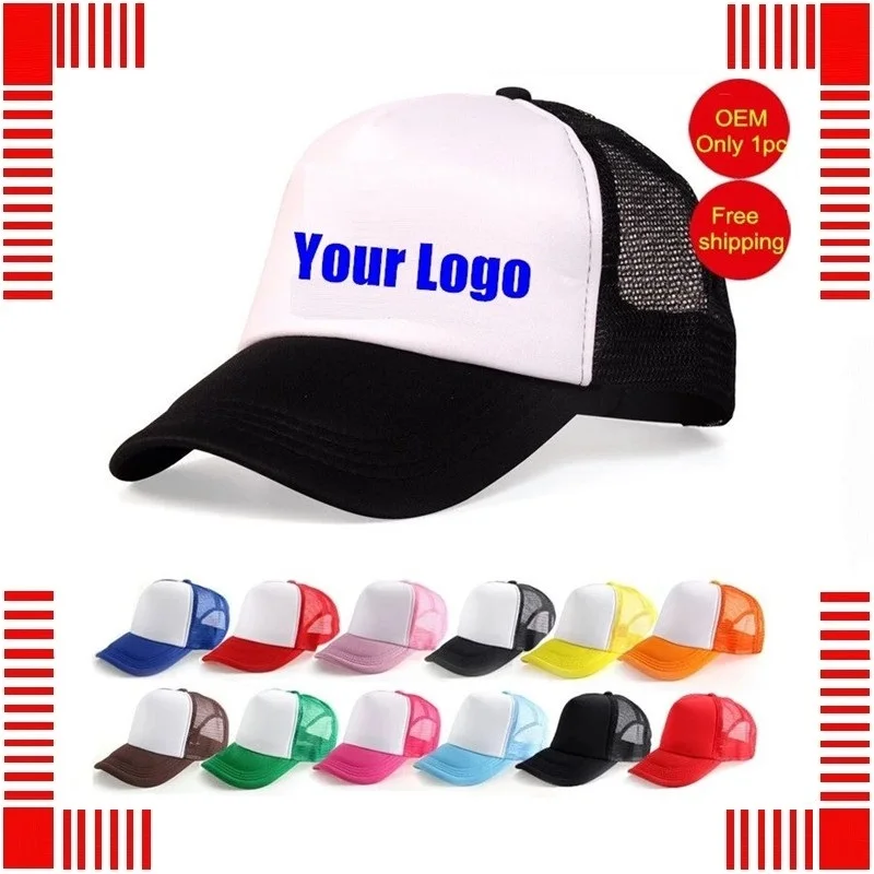 Top Trends: DIY Customized Logo Baseball Caps For Team Trucker Hats Adult Advertisement Snapback Hats For Men And Women Kpop Custom Logo Shoppable Styles