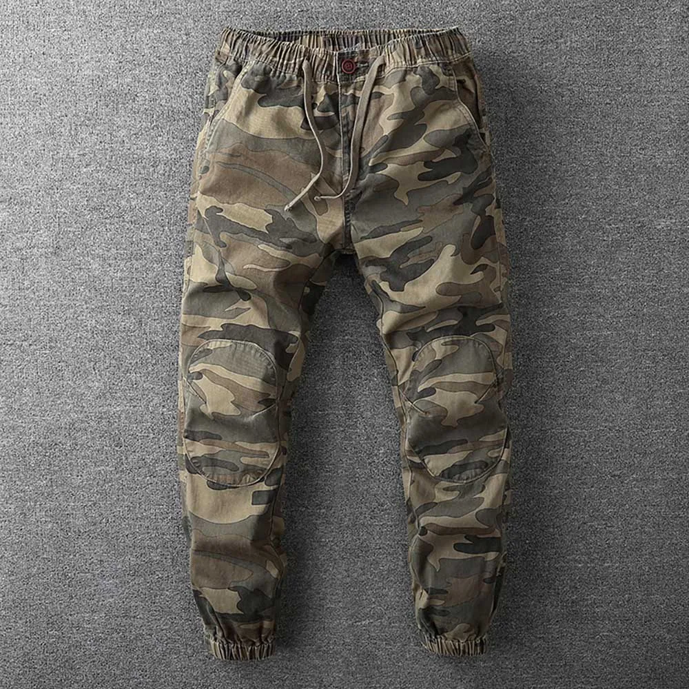 Top Trends: Trendy Camouflage Cargo Joggers Pants Men Casual Military Pants Loose Baggy Army Style Trousers Streetwear Retro Harem Pants Shoppable Styles