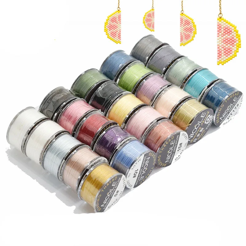 Top Trends: MIyuki 100% Nylon Thread Beaded Thread Jewelry Braided Thread Diy Accessories 46m Bead Thread Shoppable Styles